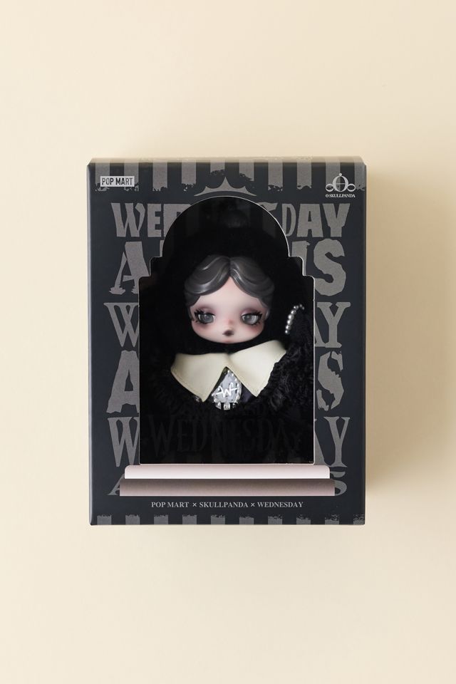 POP MART SKULLPANDA X Wednesday Classic Pendant Plushie Keychain
