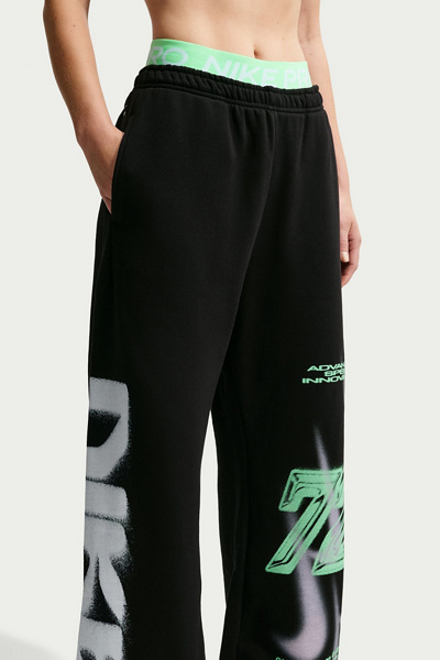 Nike Sportswear Studio Fleece Graphic Straight-Leg Sweatpants