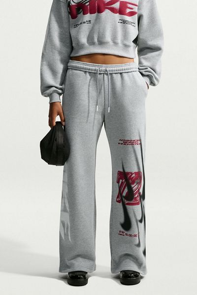 Nike Sportswear Studio Fleece Graphic Straight-Leg Sweatpants