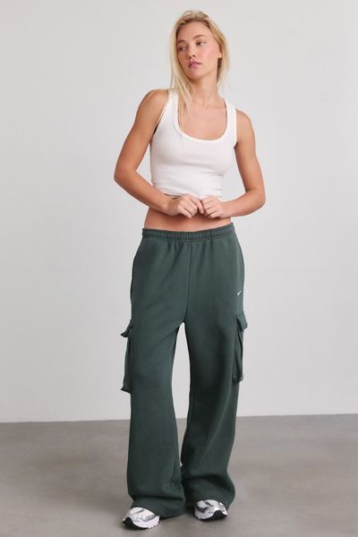 Nike Sportswear Studio Fleece Oversized High-Rise Cargo Pants