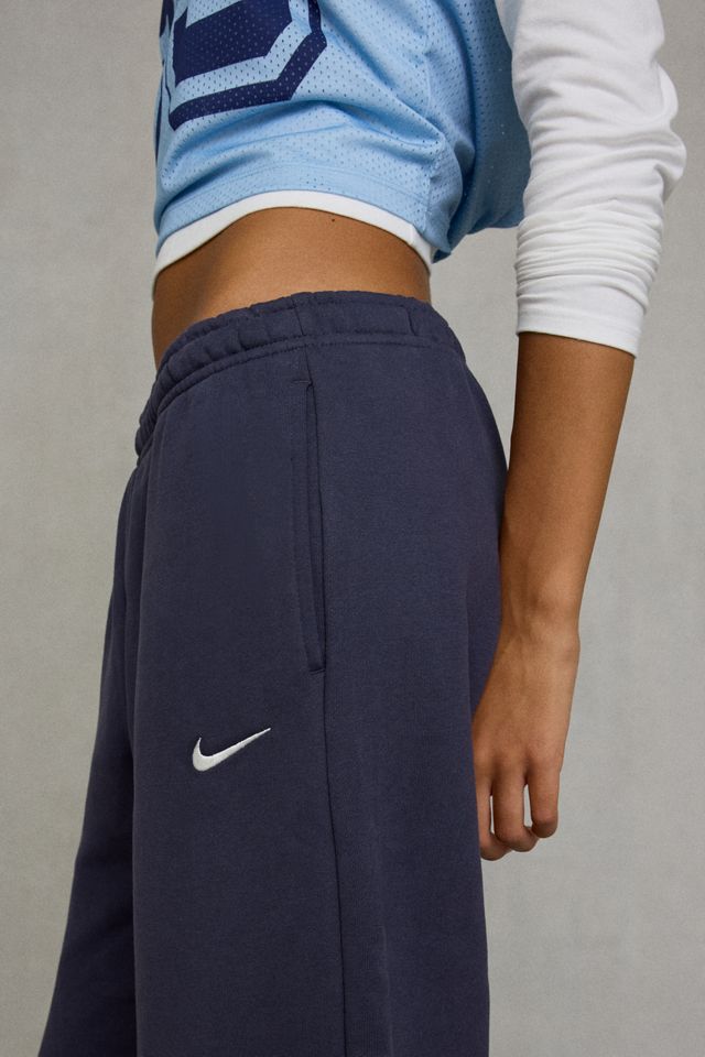 Nike Studio Fleece Mid-Rise Wide Leg Pants #2