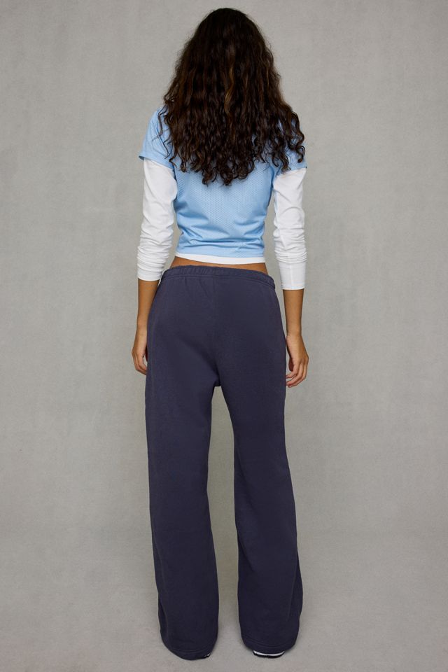Nike Studio Fleece Mid-Rise Wide Leg Pants #4