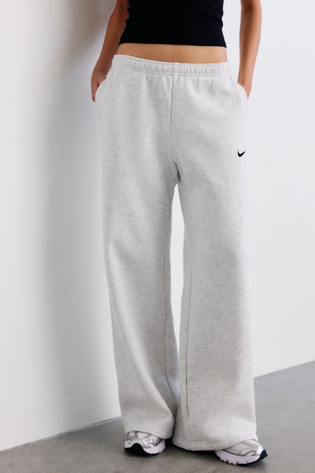 Nike Studio Fleece Mid-Rise Wide Leg Pants #1