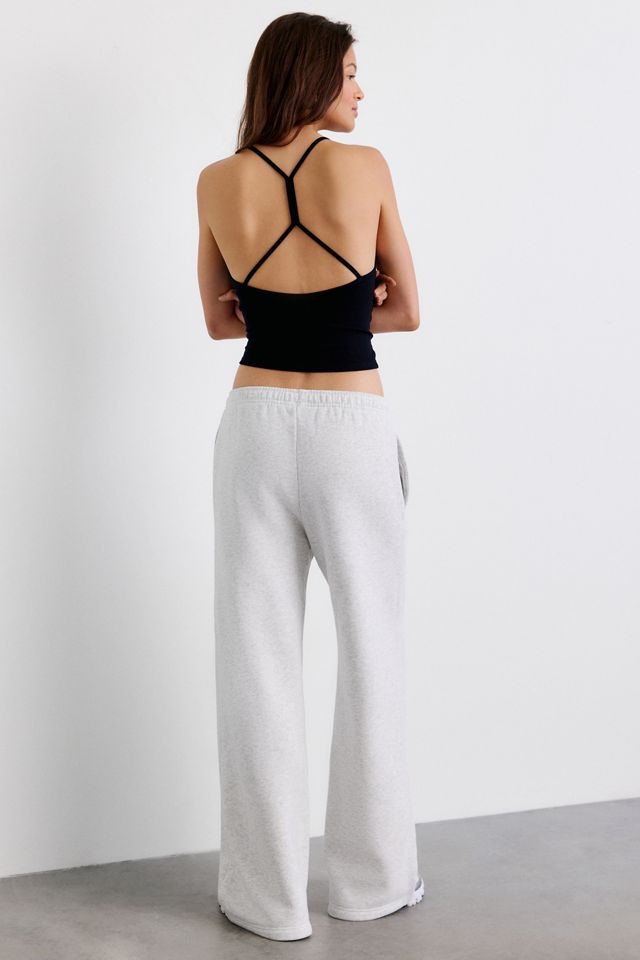 Nike Studio Fleece Mid-Rise Wide Leg Pants #3