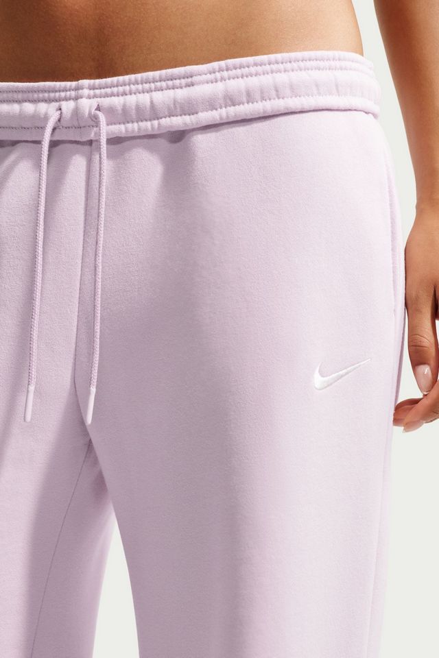 Nike Studio Fleece Mid-Rise Wide Leg Pants #2