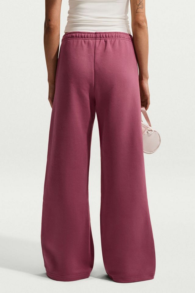 Nike Studio Fleece Mid-Rise Wide Leg Pants #1