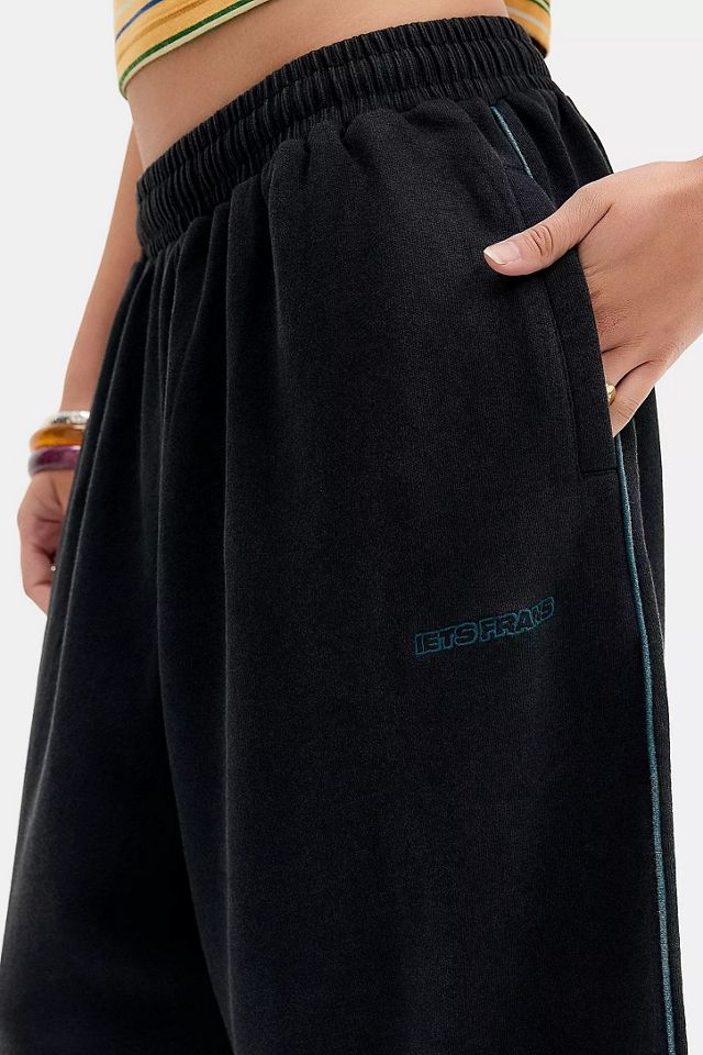 iets frans… Harri Piped Wide Leg Cropped Jogger Pants #1
