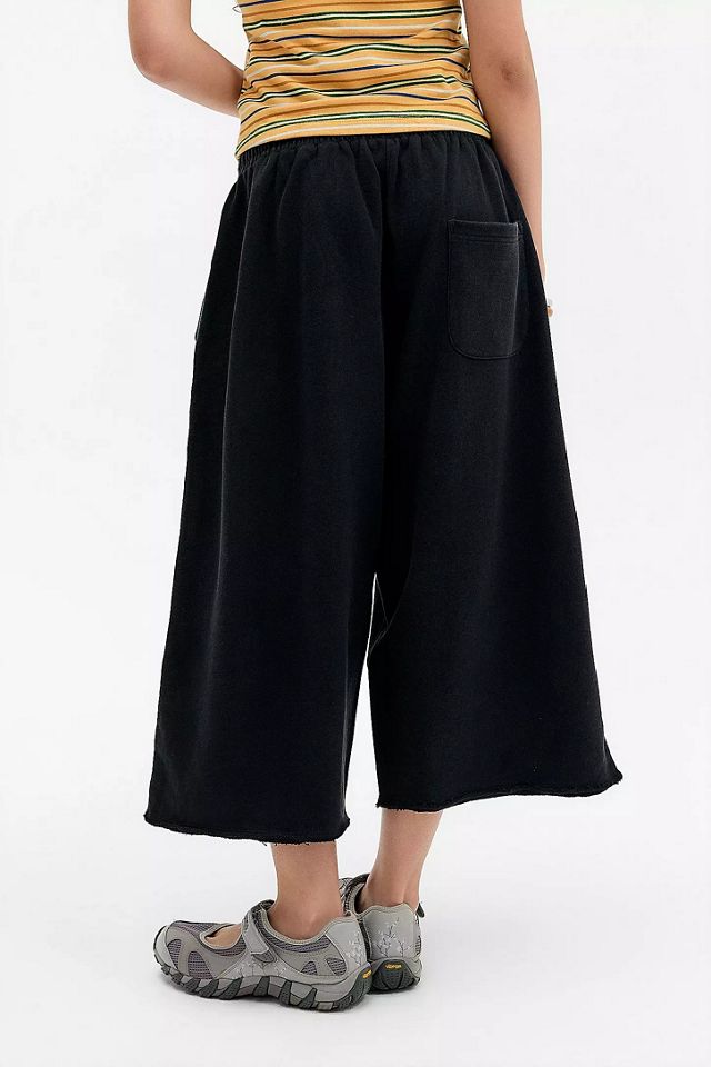 iets frans… Harri Piped Wide Leg Cropped Jogger Pants #2