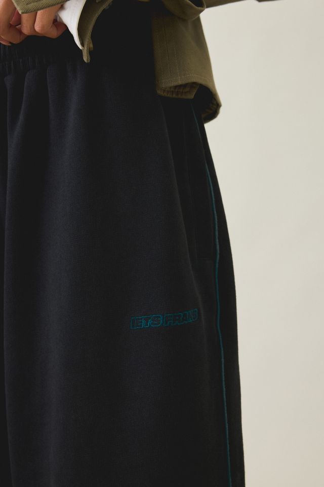 iets frans… Harri Piped Wide Leg Cropped Jogger Pants #4