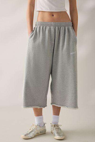 Pantalon de jogging court à jambe large Harri à passepoil iets frans…