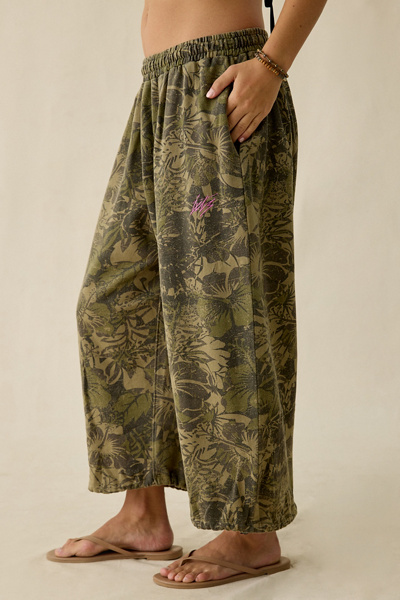 iets frans… Harri Piped Wide Leg Cropped Jogger Pants