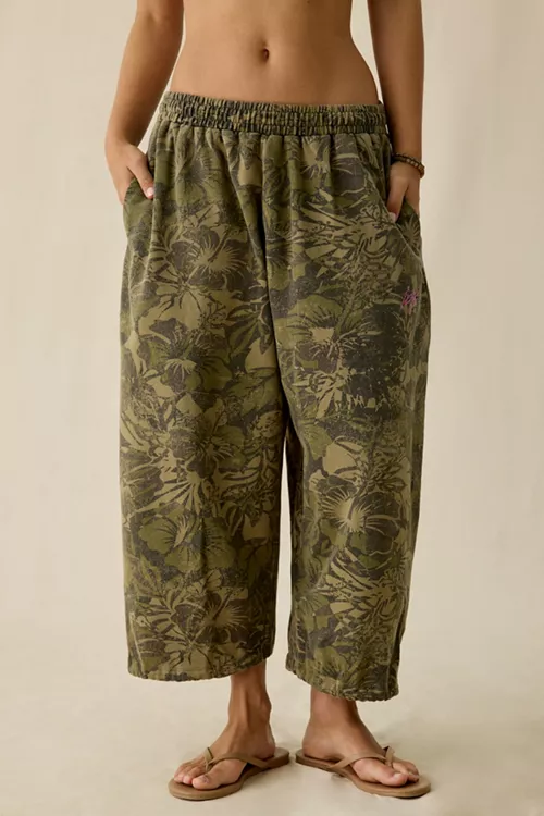 iets frans… Harri Piped Wide Leg Cropped Jogger Pants
