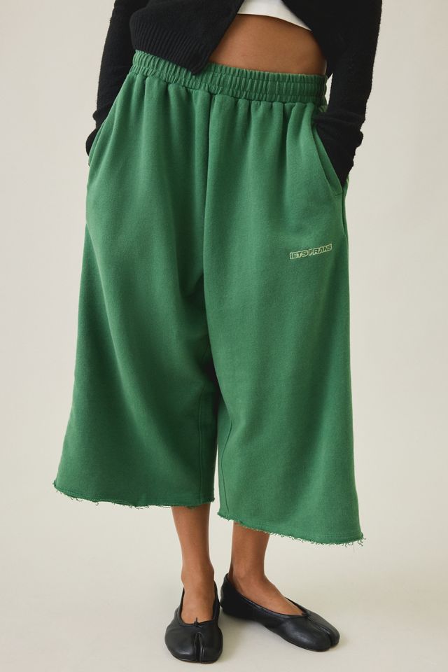 iets frans… Harri Piped Wide Leg Cropped Jogger Pants #1