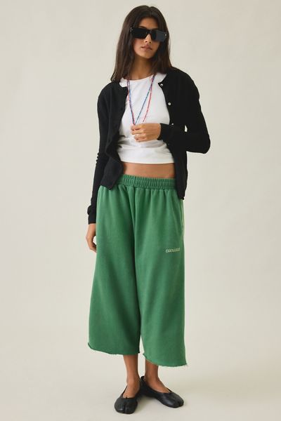 iets frans… Harri Piped Wide Leg Cropped Jogger Pants