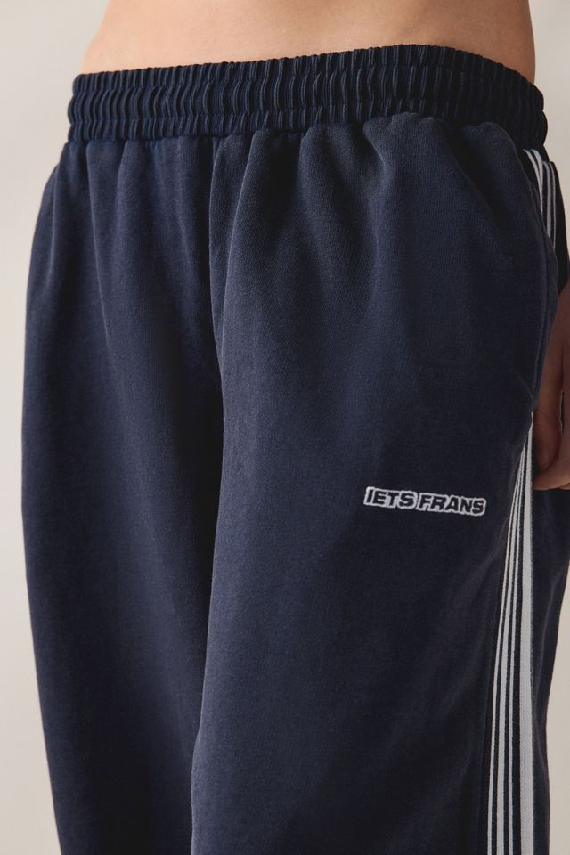 iets frans… Harri Piped Wide Leg Cropped Jogger Pants #2
