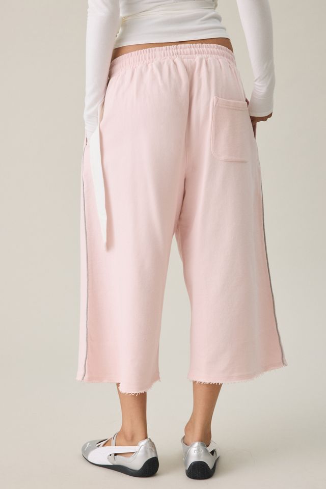 iets frans… Harri Piped Wide Leg Cropped Jogger Pants #2