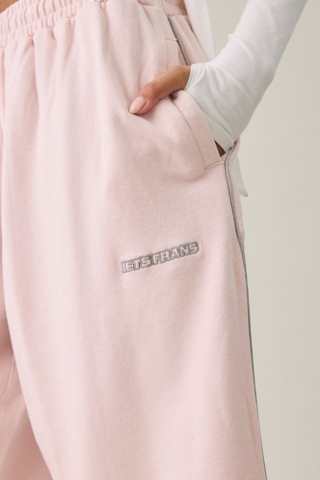 iets frans… Harri Piped Wide Leg Cropped Jogger Pants #3