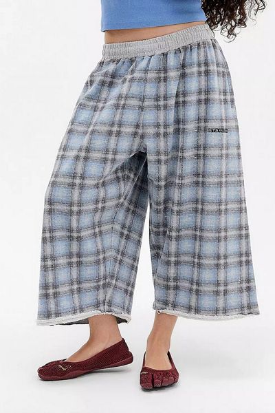 iets frans… Harri Piped Wide Leg Cropped Jogger Pants