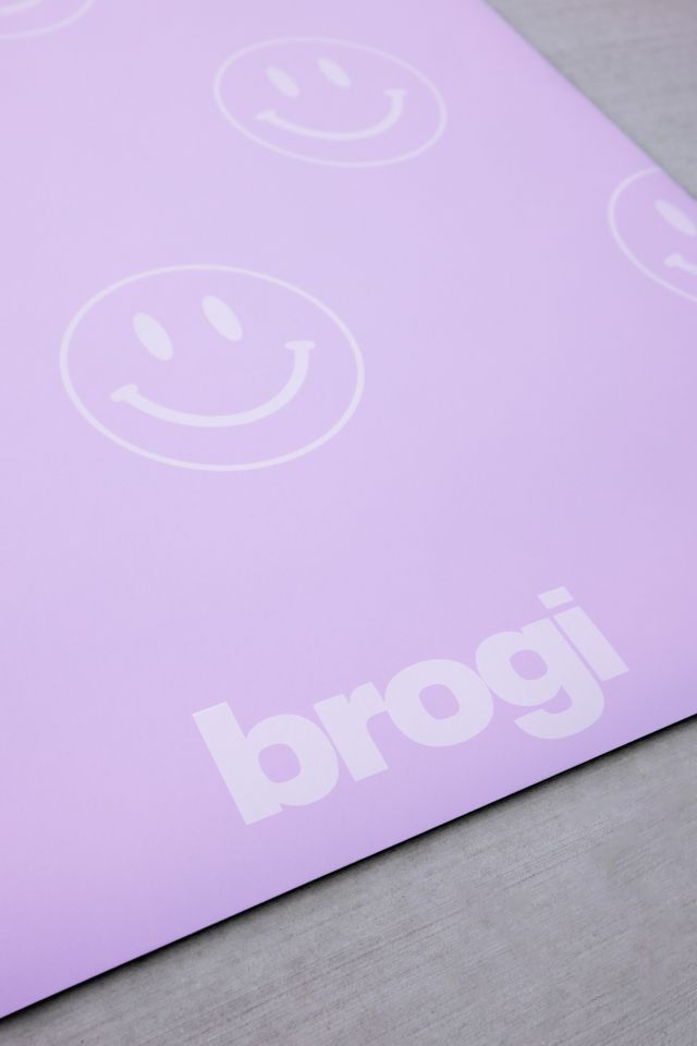 Brogi Yoga Happy Face Rubber Yoga Mat #1