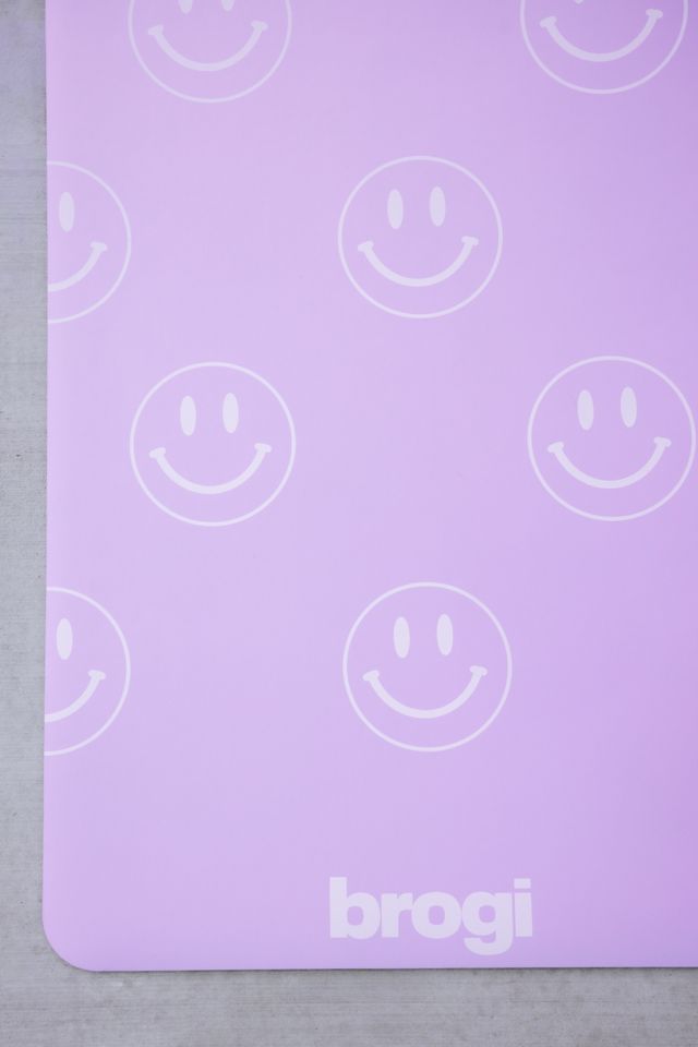 Brogi Yoga Happy Face Rubber Yoga Mat #3