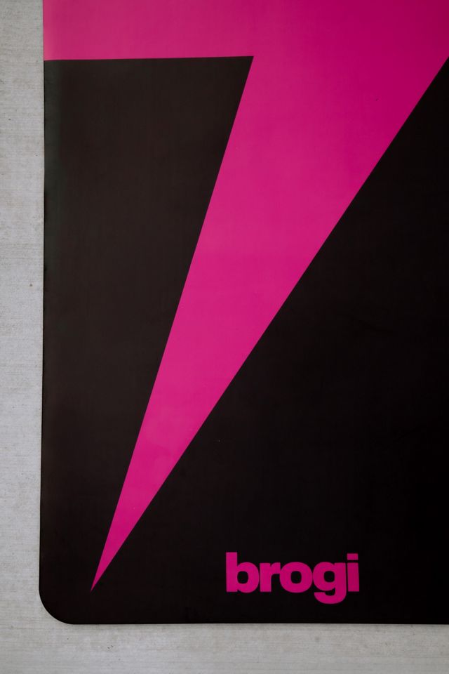 Brogi Yoga Lightning Bolt Rubber Yoga Mat #1