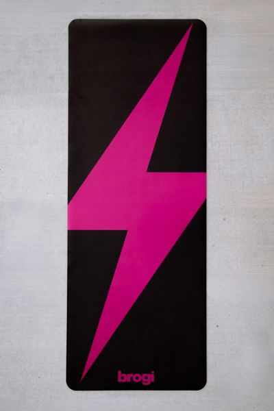 Brogi Yoga Lightning Bolt Rubber Yoga Mat