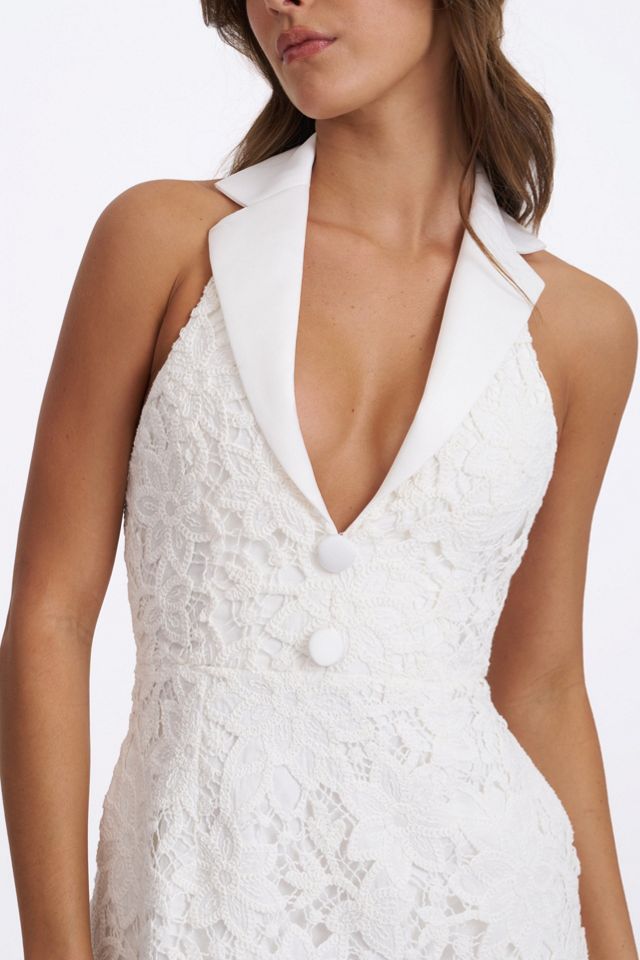 Miss Circle Ignacia Halter Mini A-line Dress #1