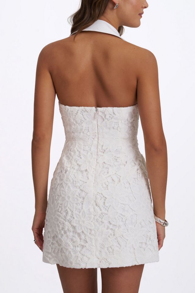 Miss Circle Ignacia Halter Mini A-line Dress #4