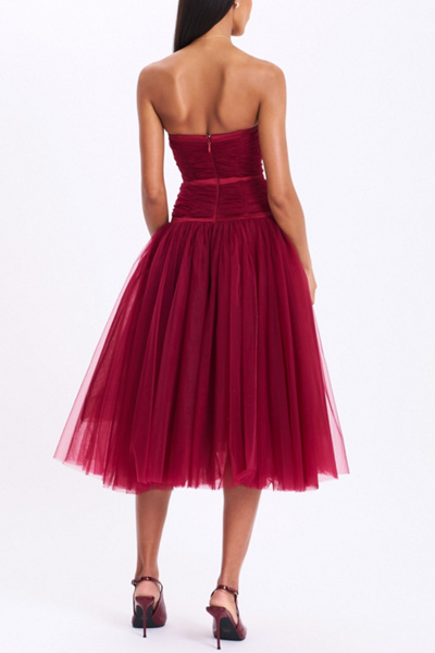 Miss Circle Mabel Drop Waist Midi Dress