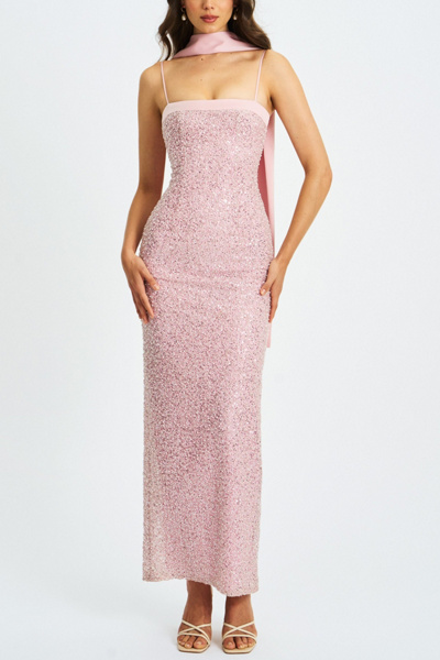 Miss Circle Raizel Crystal Beaded Dress