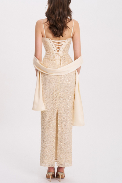 Miss Circle Raizel Crystal Beaded Dress