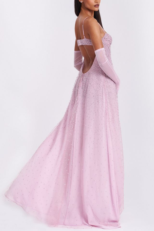 Miss Circle Wallie Strappy Rhinestone Embellished Maxi Dress | Urban  Outfitters