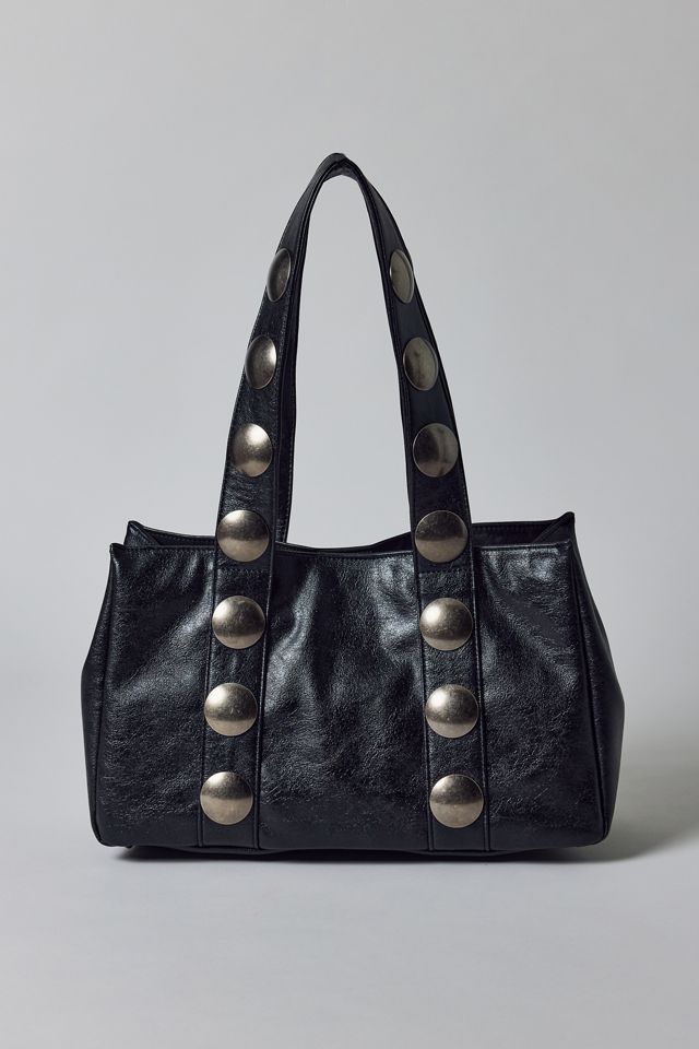 BDG Mara Studded Faux Leather Tote Bag #2