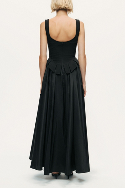 Nocturne Laced Corset Maxi Dress