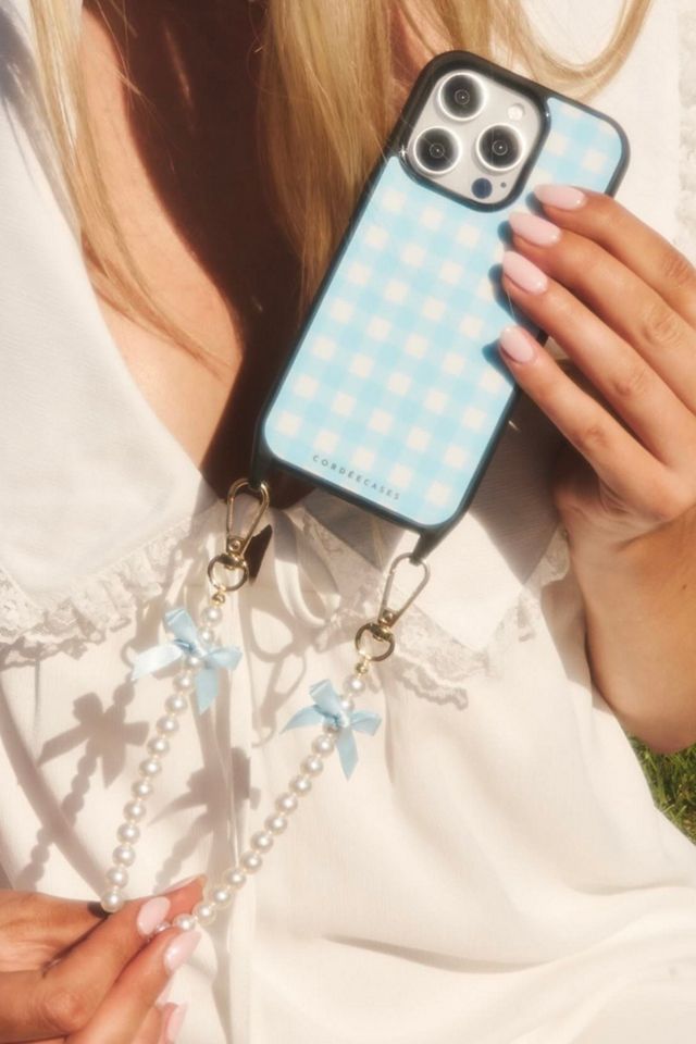 Cordée Cases Gingham Darling iPhone Case + Wristlet Set #3
