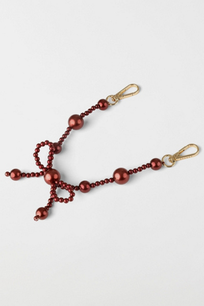 Cordée Cases Burgundy Bow Phone Wristlet