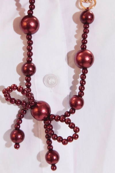 Cordée Cases Burgundy Bow Phone Wristlet