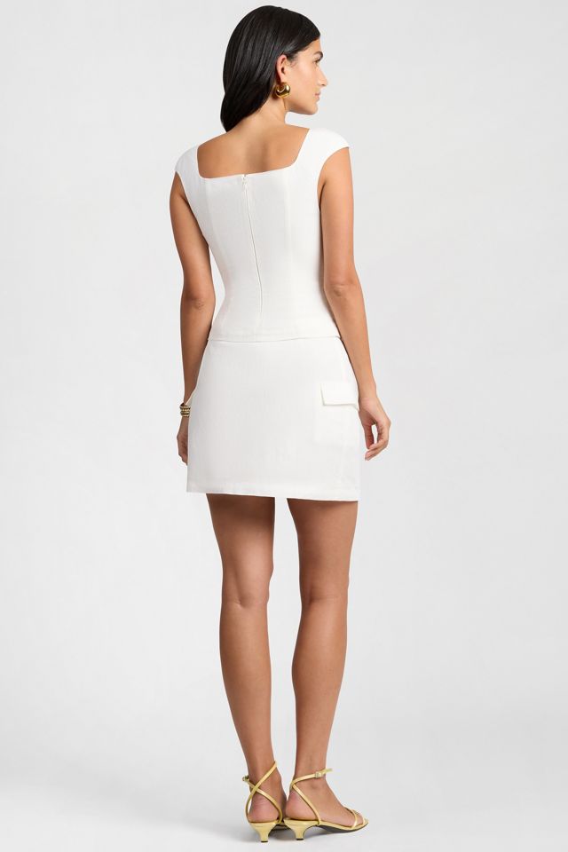 Onia Linen Utility Mini Skirt #2