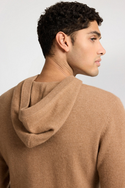 Onia 100% Cashmere Hooded Pullover