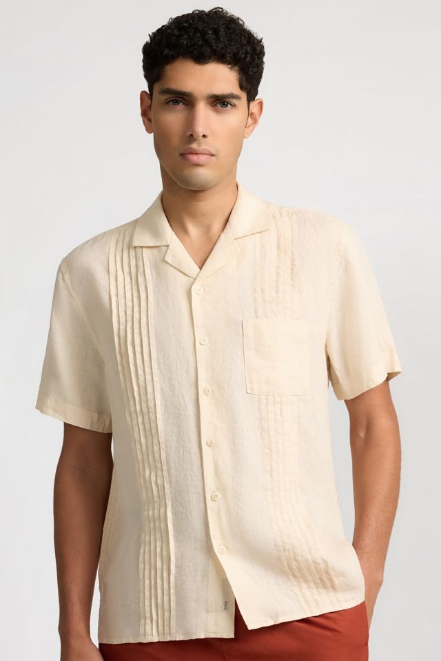 Onia Linen Pintuck Camp Shirt | Urban Outfitters