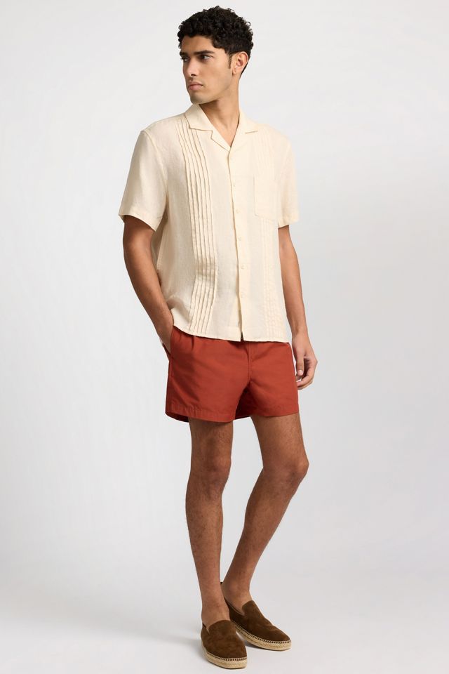 Onia Linen Pintuck Camp Shirt #2