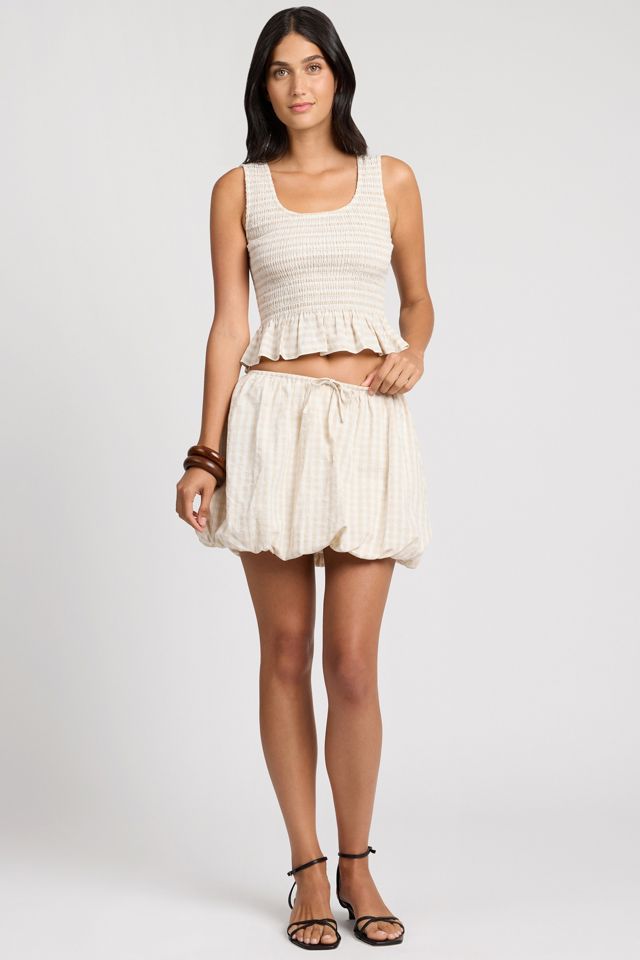 Onia Air Linen Smocked Tank #3