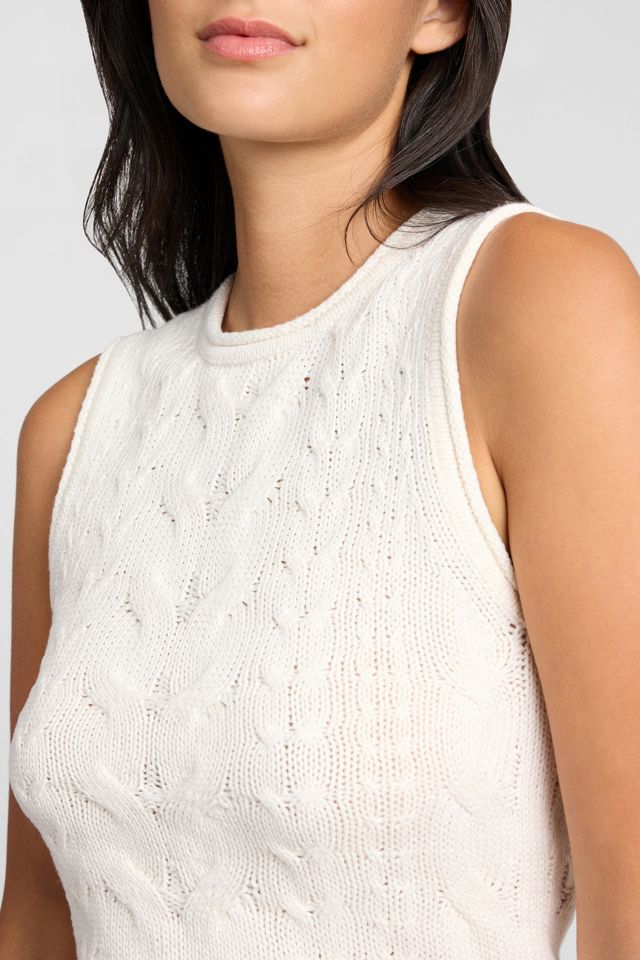 Onia Linen Cable Knit Tank #1