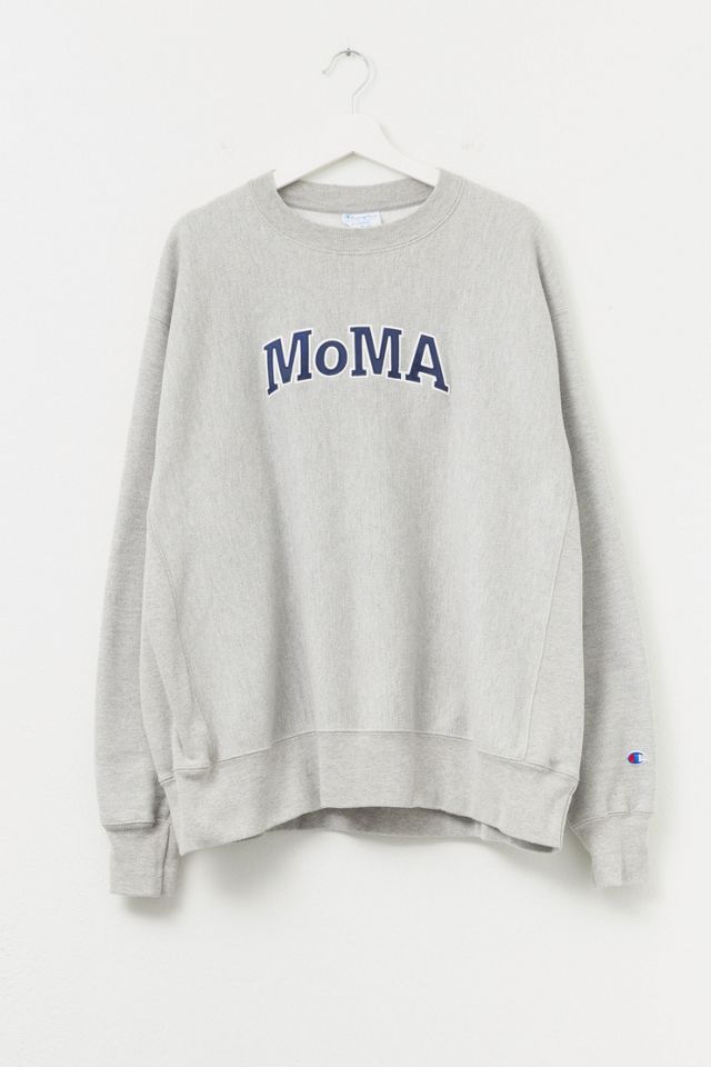 Vintage Y2K MOMA Champion Embroidered Reverse Weave Sweatshirt