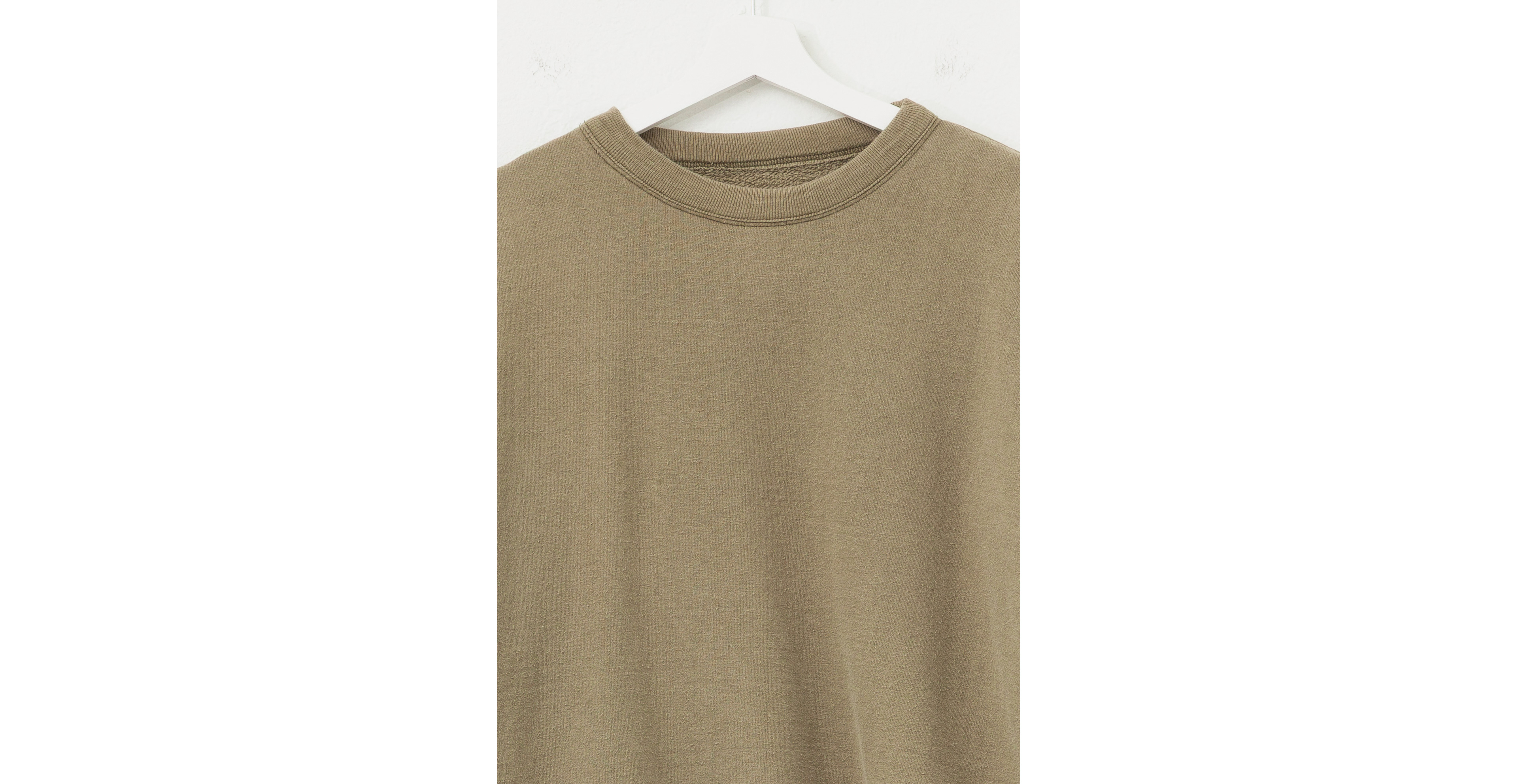 Vintage 1960s Distressed Cotton Crewneck Sweatshirt