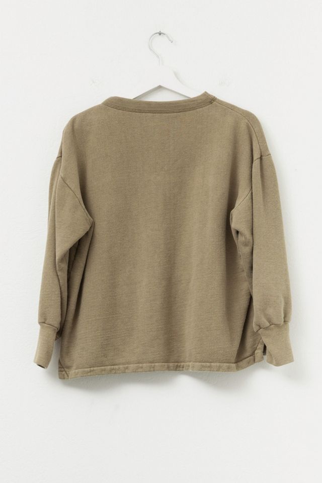 Vintage 1960s Distressed Cotton Crewneck Sweatshirt #3