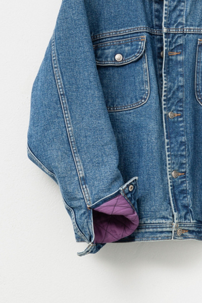 Vintage 1990s Tommy Hilfiger Flannel Lined Insulated Denim Jacket