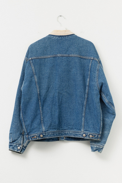 Vintage 1990s Tommy Hilfiger Flannel Lined Insulated Denim Jacket