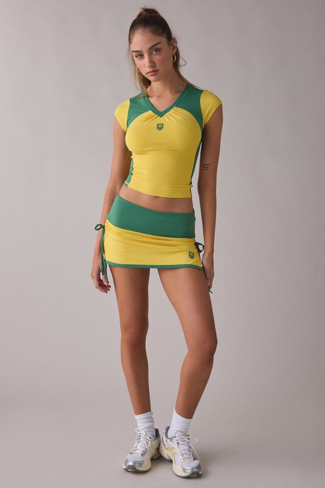Out From Under Free Kick Side-Tie Mini Skort #3