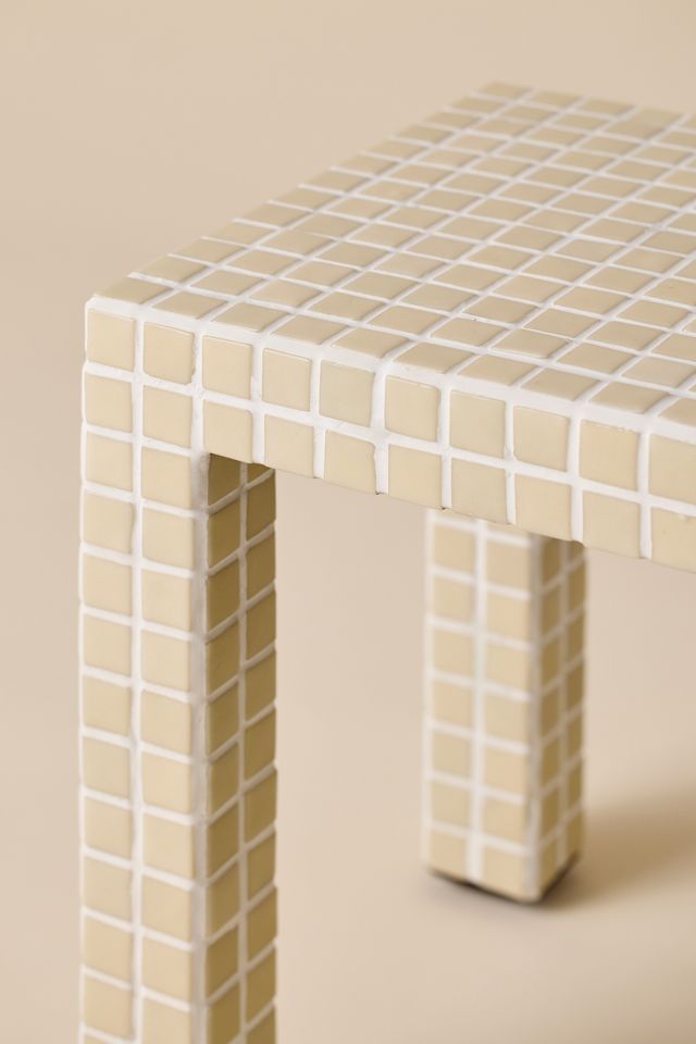 Monica Tiled Side Table #2